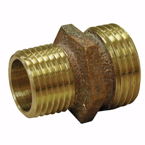 Picture of 3/4" MHT x 3/4" MPT Brass Garden Hose Adapter, Lead Free