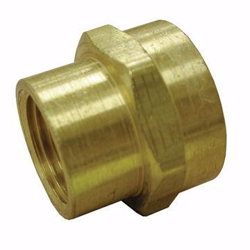 Picture of 3/4" FHT x 1/2" FIP Brass Garden Hose Adapter, Lead Free