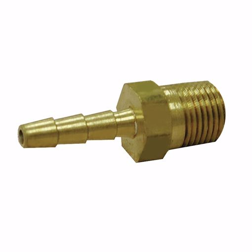 Picture of 5/16" x 1/8" Brass Hose Barb x MIP Adapter