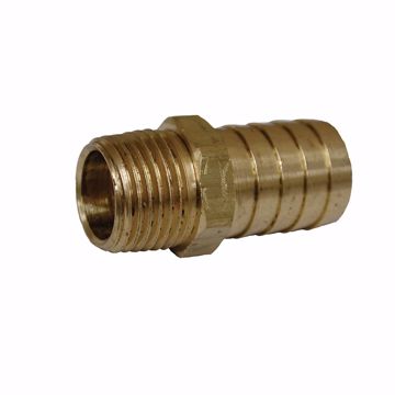 Picture of 5/8" x 3/8" Brass Hose Barb x MIP Adapter