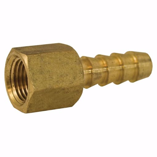 Picture of 1/8" x 1/8" Brass Hose Barb x FIP Adapter