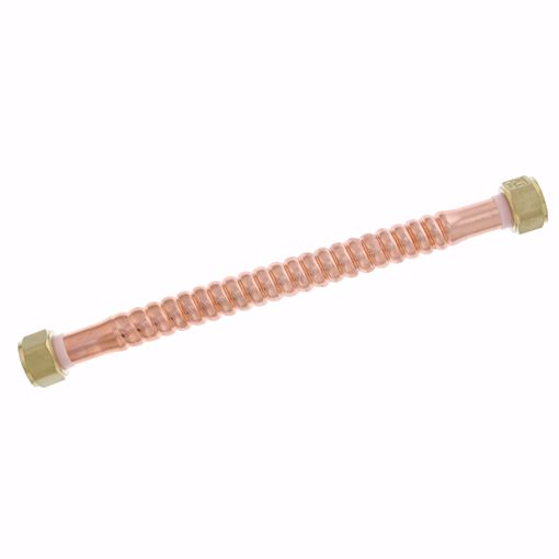 Picture of 3/4" FIP x 12" Copper Corrugated Water Heater Connector