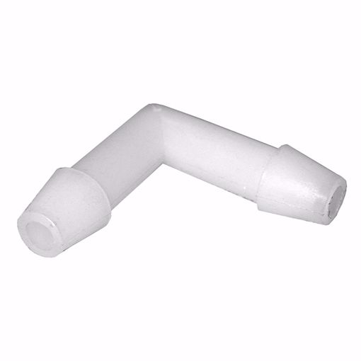 Picture of 1/4" Nylon Hose Barb 90° Elbow