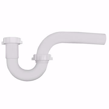 Picture of 1-1/4" White Plastic P-Trap