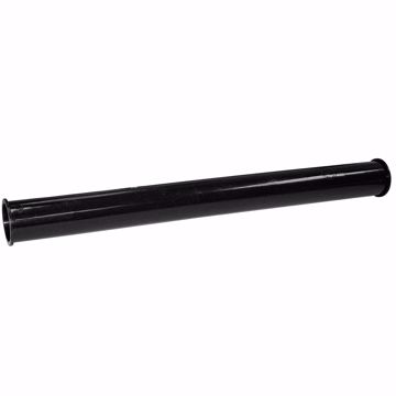 Picture of 1-1/2" x 16" Black Plastic Double Flange Extension