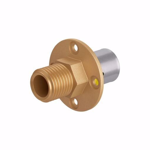 Picture of 20 mm (1/2" eq.) x 1/2" MPT PEXALGAS® Termination Flange