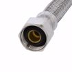 Picture of 1/2" Compression x 1/2" FIP x 12” Braided Stainless Steel Faucet Connector