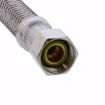 Picture of 3/8" Compression x 7/8" BC x 16” Braided Stainless Steel Toilet Connector