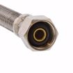 Picture of 1/2" Compression x 7/8" BC x 9” Braided Stainless Steel Toilet Connector