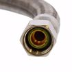 Picture of 3/8" Compression x 3/8" Compression x 72" Braided Stainless Steel Dishwasher Connection with 3/4" Female Garden Hose Thread with 90° Elbow Fitting and 3/8” MIP 90° Elbow