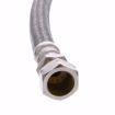 Picture of 3/4" FIP x 3/4" COMP x 18" Braided Stainless Steel Water Heater Connector