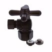 Picture of 1/2" FIP x 3/8" OD Comp Quarter-Turn Angle Supply Stop Valve with Cross Handle, Oil Rubbed Bronze