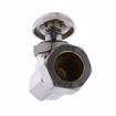 Picture of 5/8" Comp x 3/8" Comp Multi-Turn Straight Supply Stop Valve, Brushed Nickel