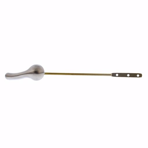 Picture of Brushed Nickel Tank Trip Lever with 8" Brass Arm, Metal Spud and Nut