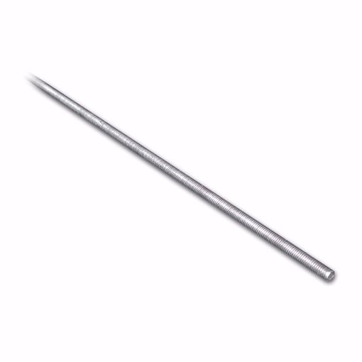 Picture of 3/8" x 10' Galvanized Threaded Steel Rod, Zinc Finish, Carton of 25