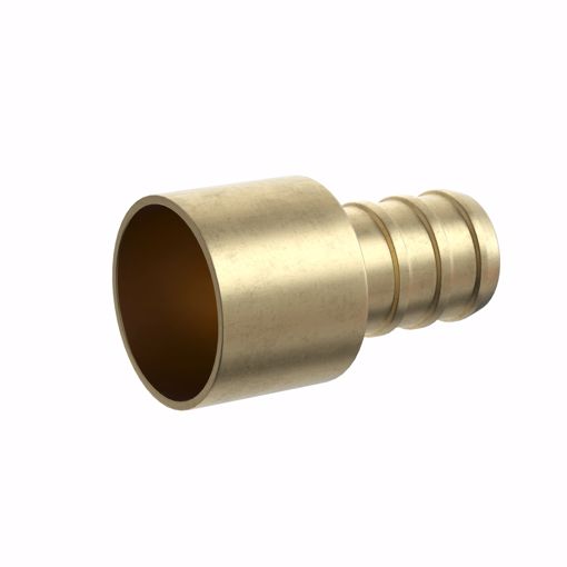 Picture of 1/2" F1807 x 3/4" Female Brass PEX Sweat Adapter, Bag of 50