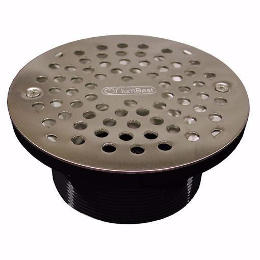 Picture of 4” ABS Spud with 6-1/8” Nickel Bronze Strainer