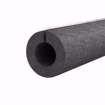 Picture of 2-3/8" ID (2" IPS) Self-Sealing Black Polyethylene Foam Pipe Insulation, 1/2" Wall Thickness, 72 ft. per Carton