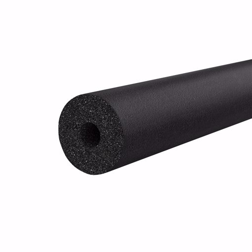 Picture of 3/4" ID (5/8" CTS) Seamless Black Rubber Pipe Insulation, 3/8" Wall Thickness, 342 ft. per Carton