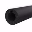 Picture of 2" ID (1-1/2" IPS) Self-Sealing Black Rubber Pipe Insulation, 3/8" Wall Thickness, 120 ft. per Carton