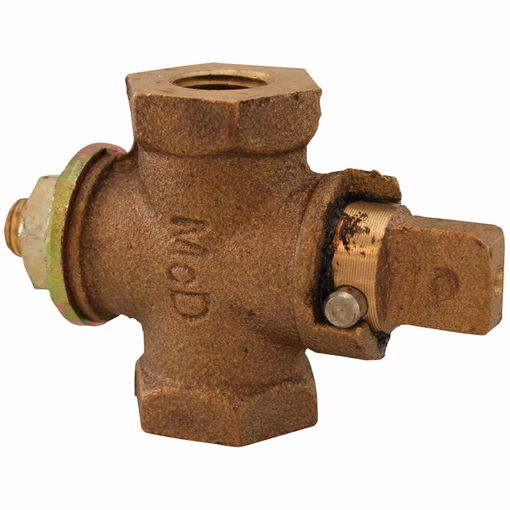 Picture of 3/4" AGA Gas Shut-Off Valve, Tee Head