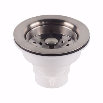 Picture of Brushed Stainless Plastic Body Basket Strainer