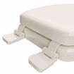 Picture of Bone Soft Toilet Seat, Closed Front with Cover, QuicKlean® Hinges, Elongated