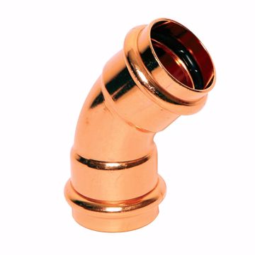 Picture of 1/2" Copper Press x Press 45° Elbow