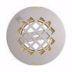 Picture of 2" No Caulk Brass Shower Drain with 4-1/4" Round Stainless Steel Strainer