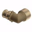 Picture of 1/2" F1960 x MIP Brass PEX 90° Elbow, Bag of 25