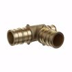 Picture of 3/4" x 1/2" x 3/4" F1960 Brass PEX Reducing Tee, Bag of 25