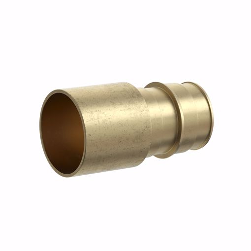 Picture of 3/4" F1960 x 1" Female Brass PEX Sweat Adapter, Bag of 10