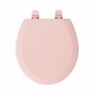 Picture of Venetian Pink Deluxe Molded Wood Toilet Seat, Closed Front with Cover, Round