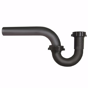 Picture of 1-1/2" Black Plastic P-Trap