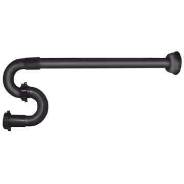 Picture of 1-1/2" Black Plastic S-Trap