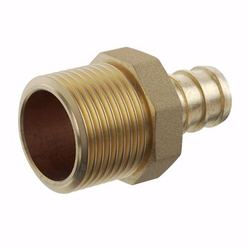 Picture of 1" F1807 x MIP Brass PEX Adapter, Bag of 25